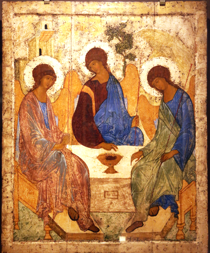 «Троица» Андрей Радонежский (Рублев) «Троица» Андрей Радонежский (Рублев)