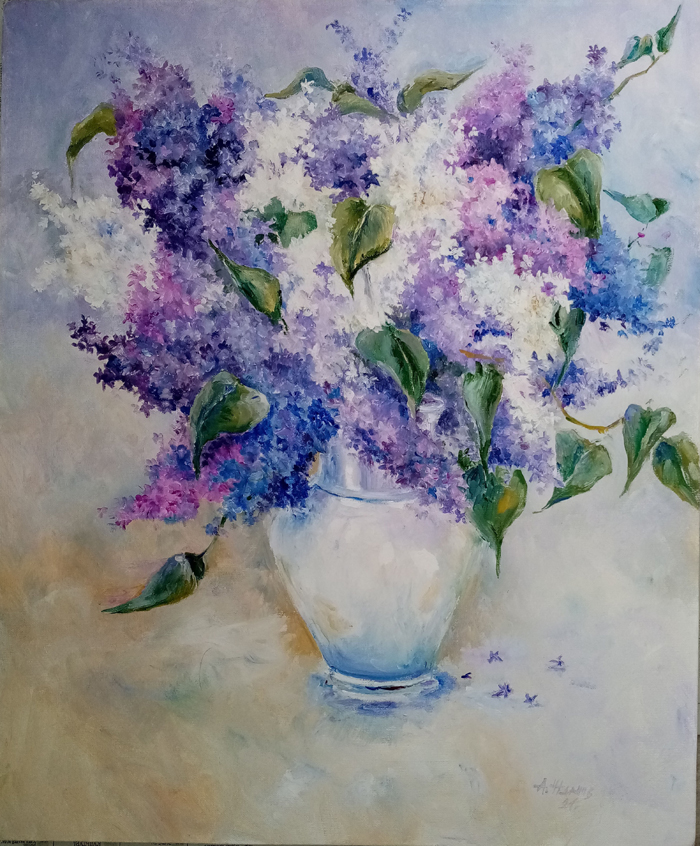 «Букет сирени» холст, масло 60х50 2021г. Живопись Александра Жданова «Букет сирени» холст, масло 60х50 2021г. Живопись Александра Жданова